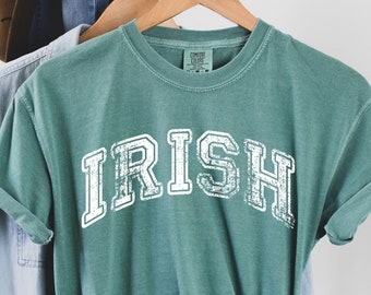 Irish Shirt, St Patricks Day Shirt, Comfort Colors, St Patricks Day Shirt Comfort Colors Shirt, Distressed Irish Shirt, Vintage Irish Shirt