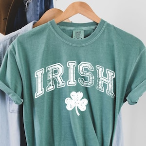 Irish Shirt, Comfort Colors, St Patricks Day Shirt, St Patricks Day Shirt Comfort Colors Shirt, Distressed Irish Shirt, Vintage Irish Shirt