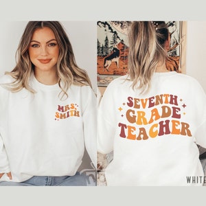Seventh Grade Teacher Shirt, 7th Grade Teacher Sweatshirt, Seventh Grade T-shirt, 7th Grade Squad, Teacher Shirts, Seventh Grade Crew Tees