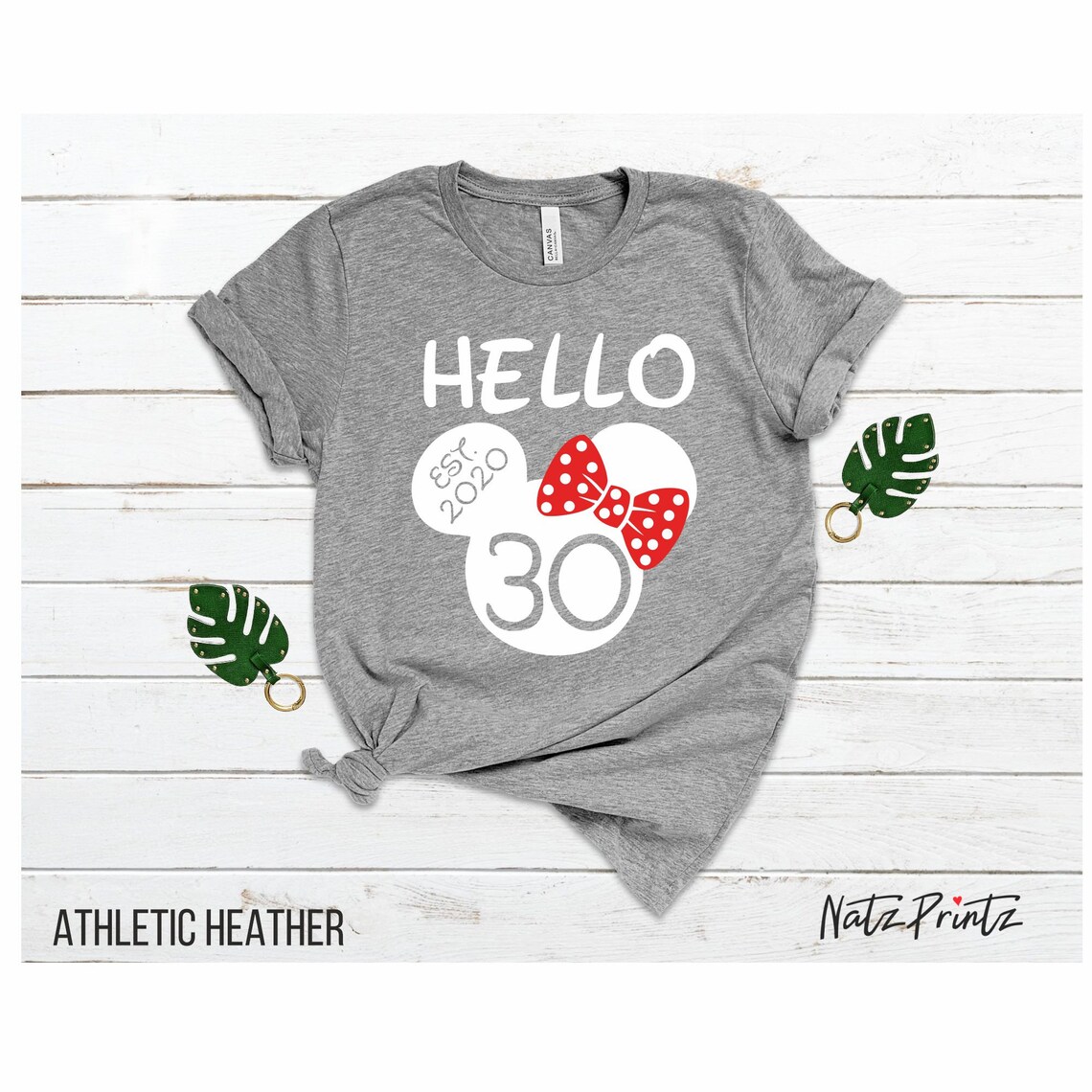 Disney Birthday Shirts 30th Birthday Shirt Hello 30 Shirt Etsy