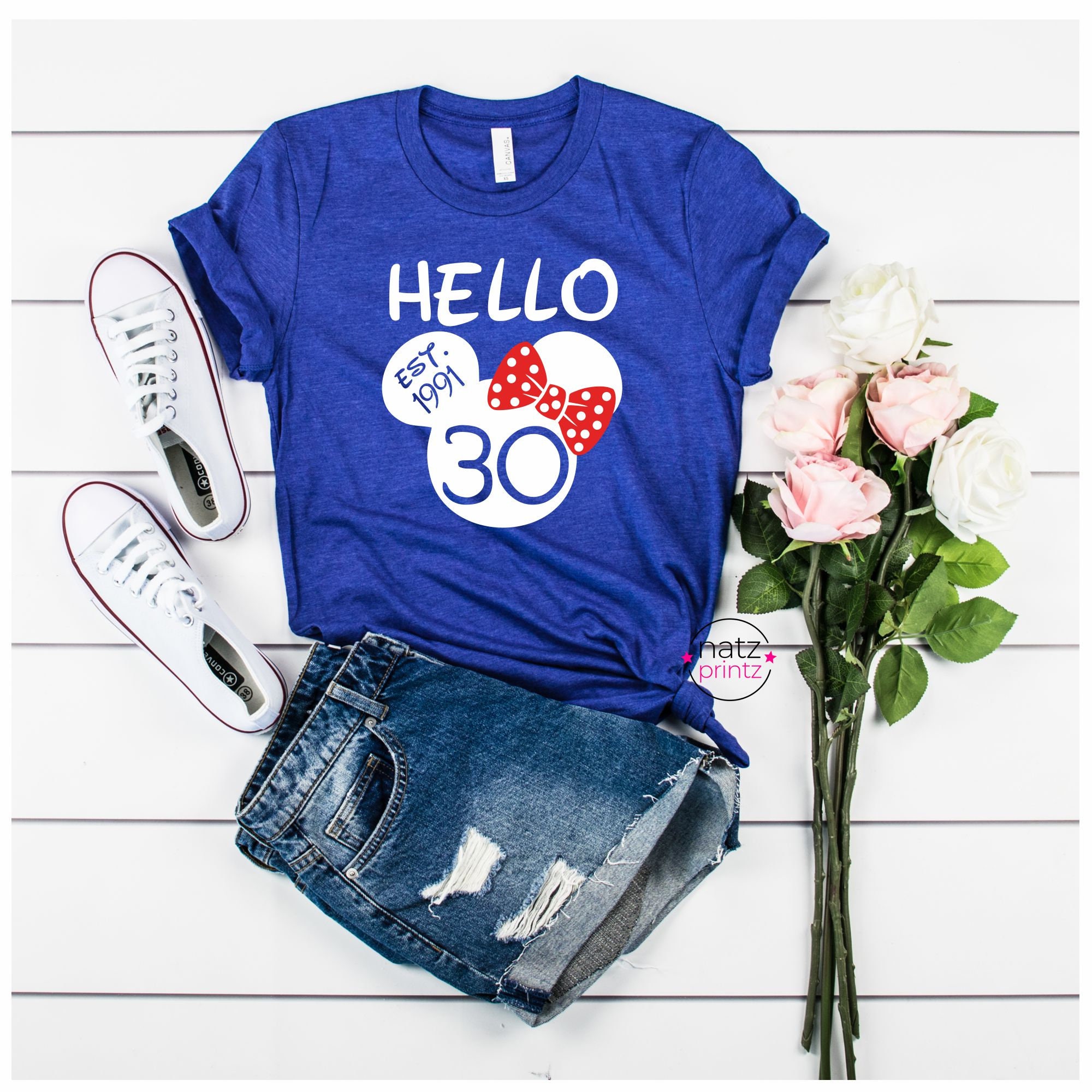 Disney Birthday Shirts Birthday Squad Shirts 30th Birthday Etsy