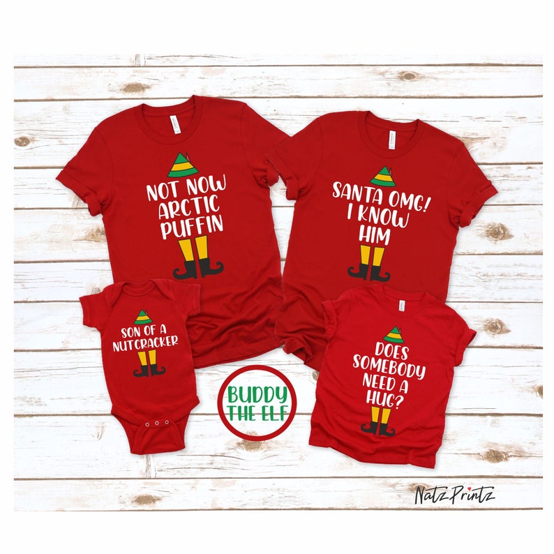 Buddy the Elf Shirts Elf Movie Quote Cotton Headed Etsy