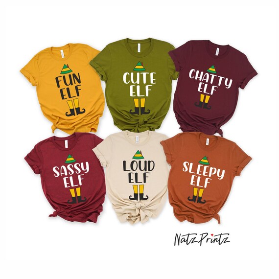 The Cute Elf - Funny Matching Family Group Christmas Gifts T-Shirt The Cute Elf - Funny Matching Family Group Christmas Gifts T-Shirt