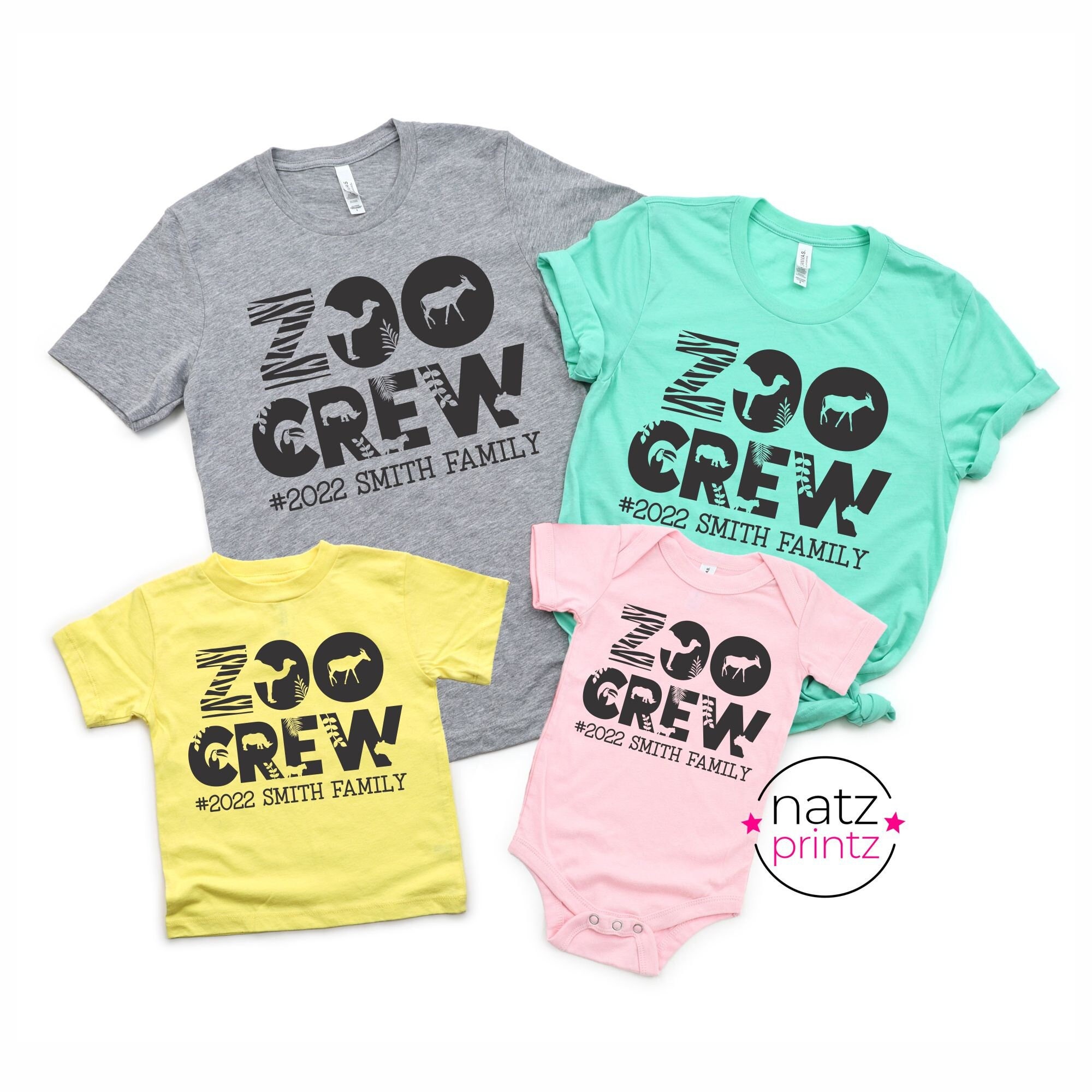 Zoo Crew Shirts, Family Matching Shirts, Zoo Trip Shirt, Safari Shirts, Custom Family Shirts, Zoo Squad Shirt, Vacation Shirts, Friends Tee