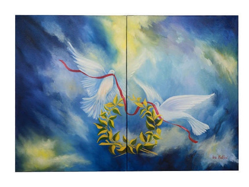 Love is in the Air wall Artcontemporarymontern Artoriginal Etsy