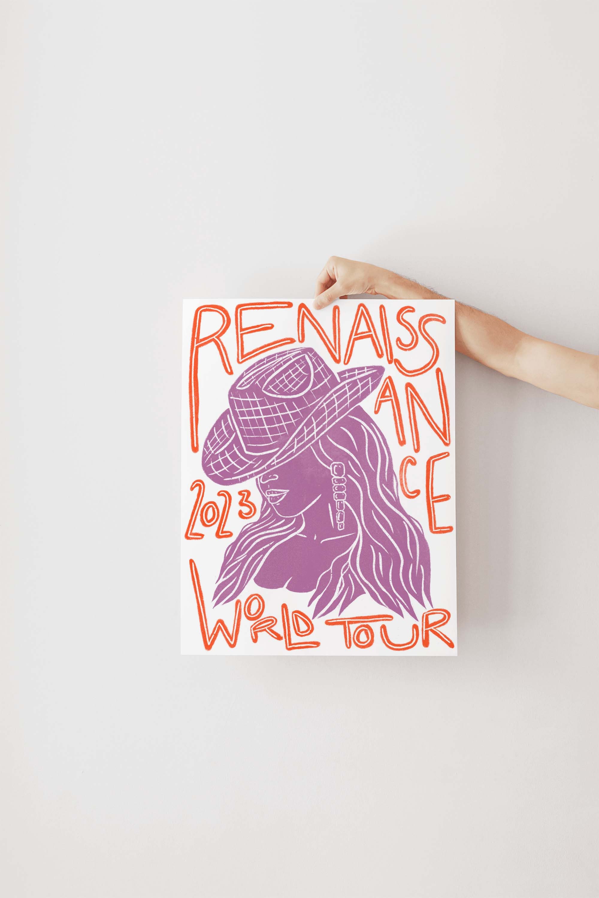 Beyonce Renaissance Tour Illustration Print Digital Download, Home ...