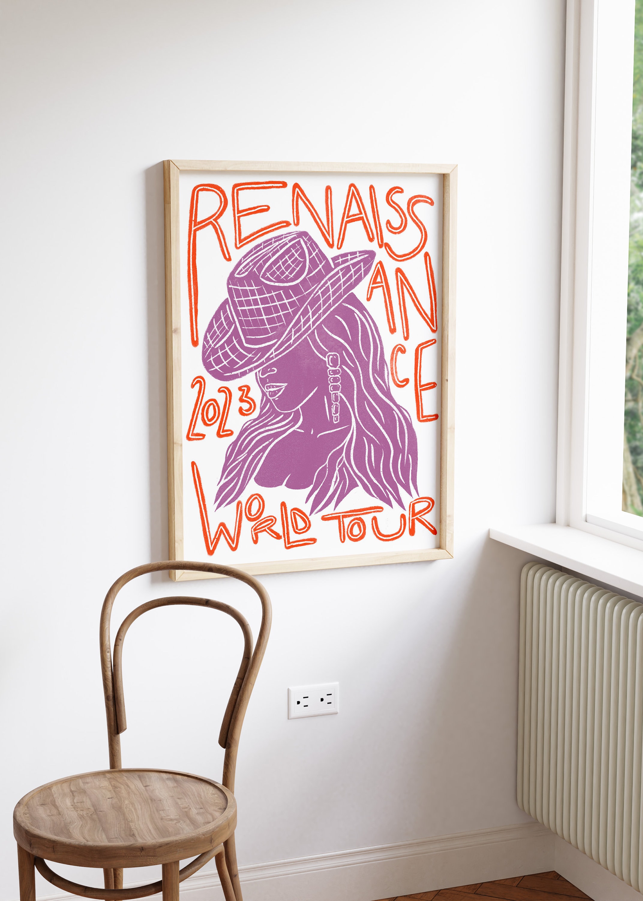 Beyonce Renaissance Tour Illustration Print Digital Download, Home ...