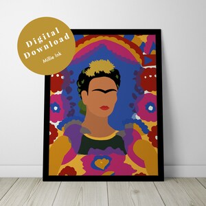 Frida Kahlo Digital Download Printable Art Poster Home - Etsy
