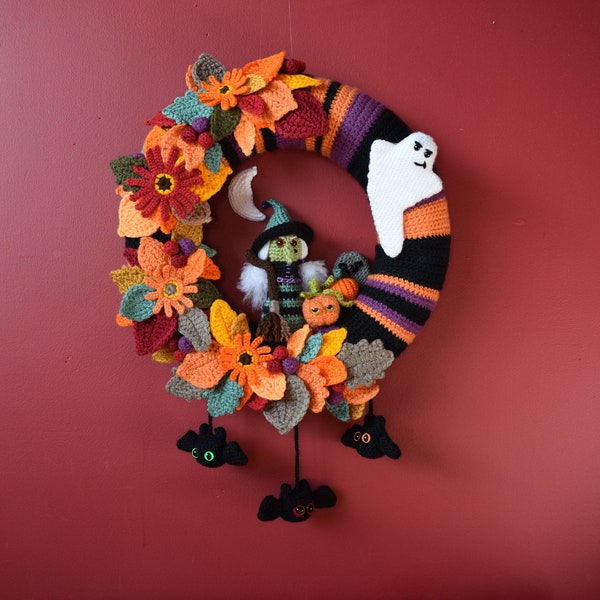 Halloween Wreath - Crochet Pattern