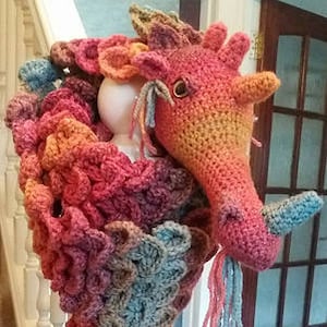 Dragon Scarf - Crochet PATTERN