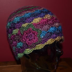 Rainbow Ripple Hat- Crochet PATTERN