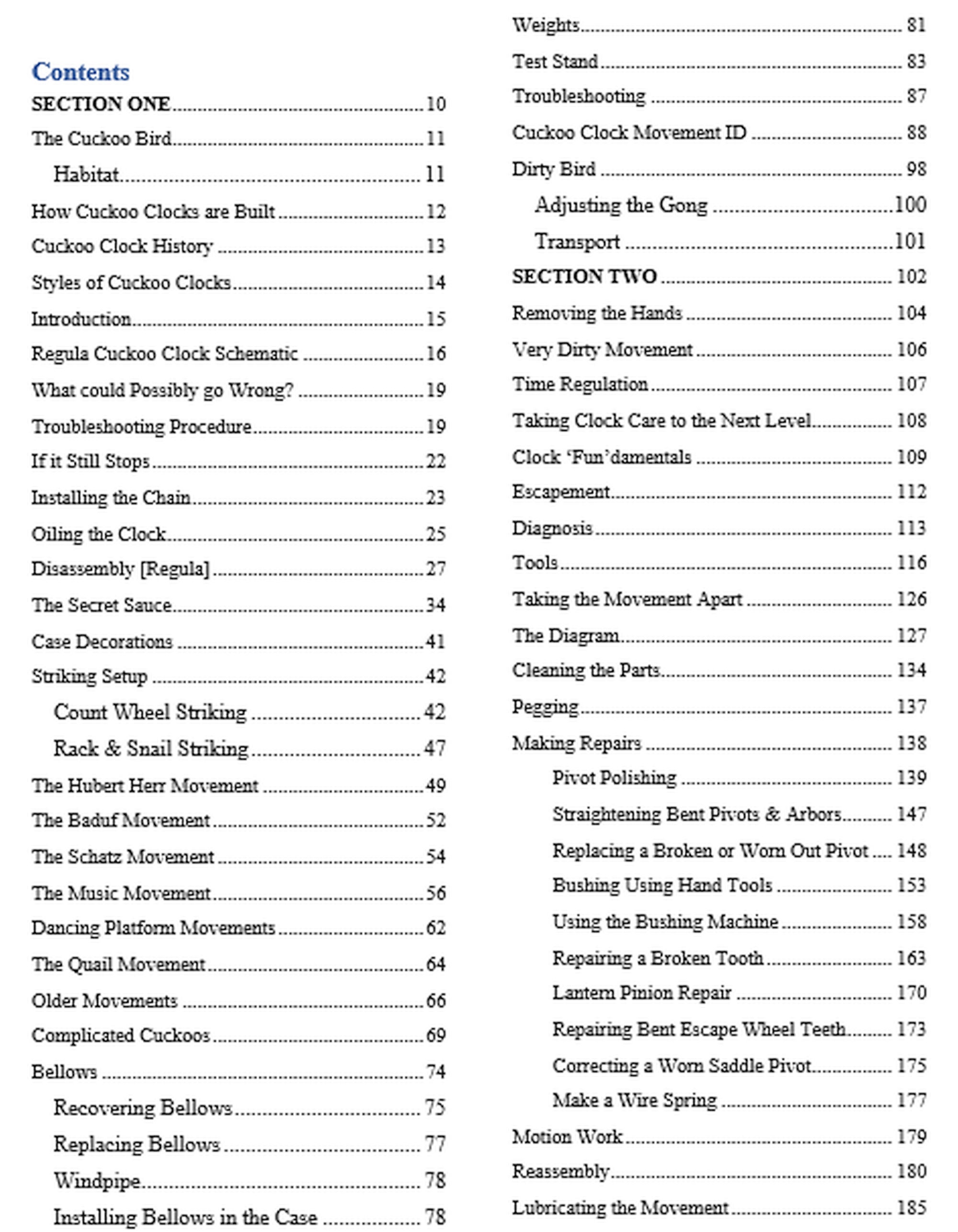 The Cuckoo Clock Owners Repair Manual Step by Step No Prior Experience