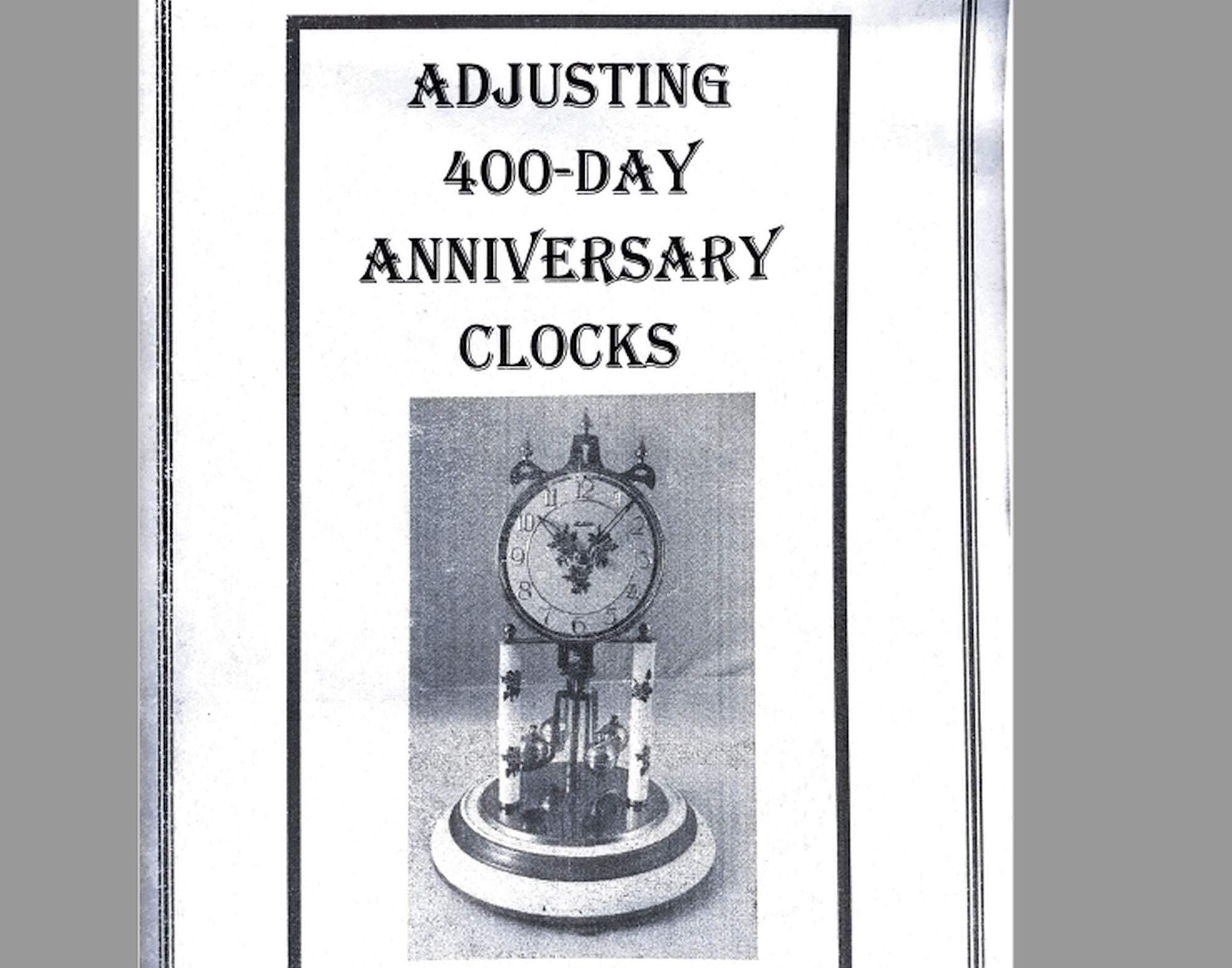 Adjusting 400day Anniversary Clocks Etsy