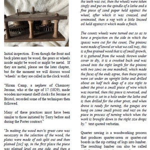 Wooden Clock Movement Restoration eBook, DIY Repair Guide (PDF) image 5