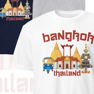 BANGKOK Thailand Shirt Bangkok TShirt Thai Shirt Thai Gift Souvenir Travel Shirt Backpacker Shirt Thailand Clothing Thailand Gift