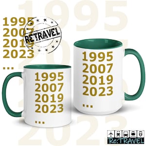 SOUTH AFRICA Rugby Cup South African Rugby Mug, Springbok South Africa Gift, Bokke Rugby Coffee Mug World Cup Winner Mug South African Gift