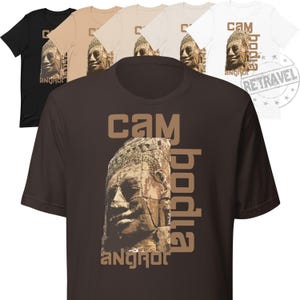 Khmer ANGKOR WAT Cambodia Adventure Travel Shirt, Cambodian Gift Siem Reap Travel Souvenir Shirt South East Asia Backpacker Gift Shirt