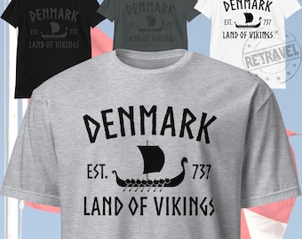 DENMARK Shirt, Denmark Gift, Expat T-Shirt, Expat Gifts, Viking Shirt, Danish Shirts, Genealogy Shirt, Denmark T Shirt, Copenhagen Shirt,
