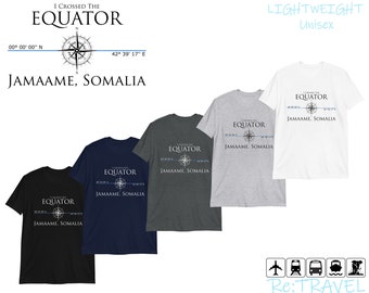 SOMALIË Adventure Shirt, EQUATOR Shirt, Overlanding Shirt, Overland Shirt, Somalië Shirt, Travel Shirt, Afrikaans Shirt, Somalisch Shirt, Jamaame