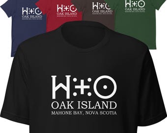 OAK ISLAND TREASURE Chasse à la Nouvelle-Écosse Cadeau Chevaliers du Temple Cadeau détection de métaux Oak Island Treasure Hunters Chemise Détecteur de cadeau