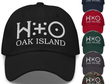 TRÉSOR OAK ISLAND Chapeau papa Chapeau Oak Island Cadeau Oak Island Casquette Nouvelle-Écosse Chapeau chasseur de trésors Cadeau détection de métaux Cadeau détective