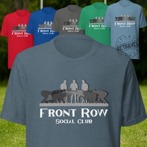 FRONT ROW Social Club Rugby Shirt Gift For Rugby Player Gift Social Club Shirt Rugby T Shirt Lightweight Rugby Scrum Shirt Rugby Jersey