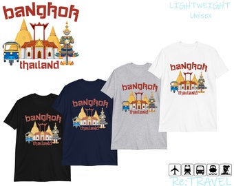 BANGKOK Thailand Shirt, Bangkok TShirt, Thai Shirt, Thai Gift, Souvenir Travel Shirt, Backpacker Shirt, Thailand Clothing, Thailand Gift