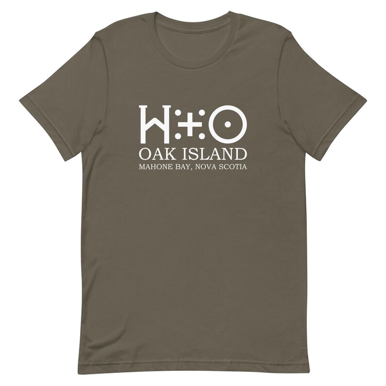 OAK ISLAND TREASURE Shirt Oak Island Shirt Oak Island Gift Nova Scotia Shirt Treasure Hunter Shirt Metal Detecting Gift Detectorist Gift