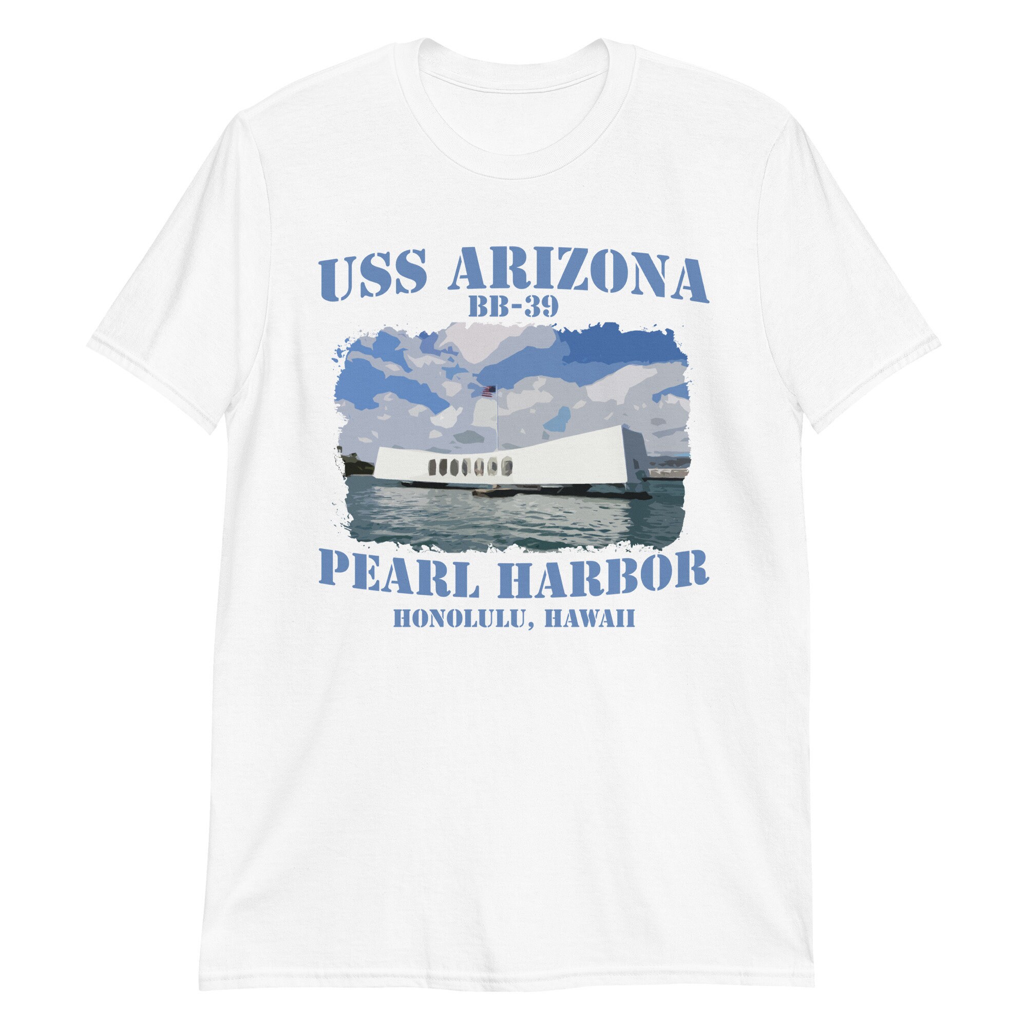USS Arizona Pearl Harbor Shirt, Honolulu Hawaii Shirt, Hawaiian Shirt ...