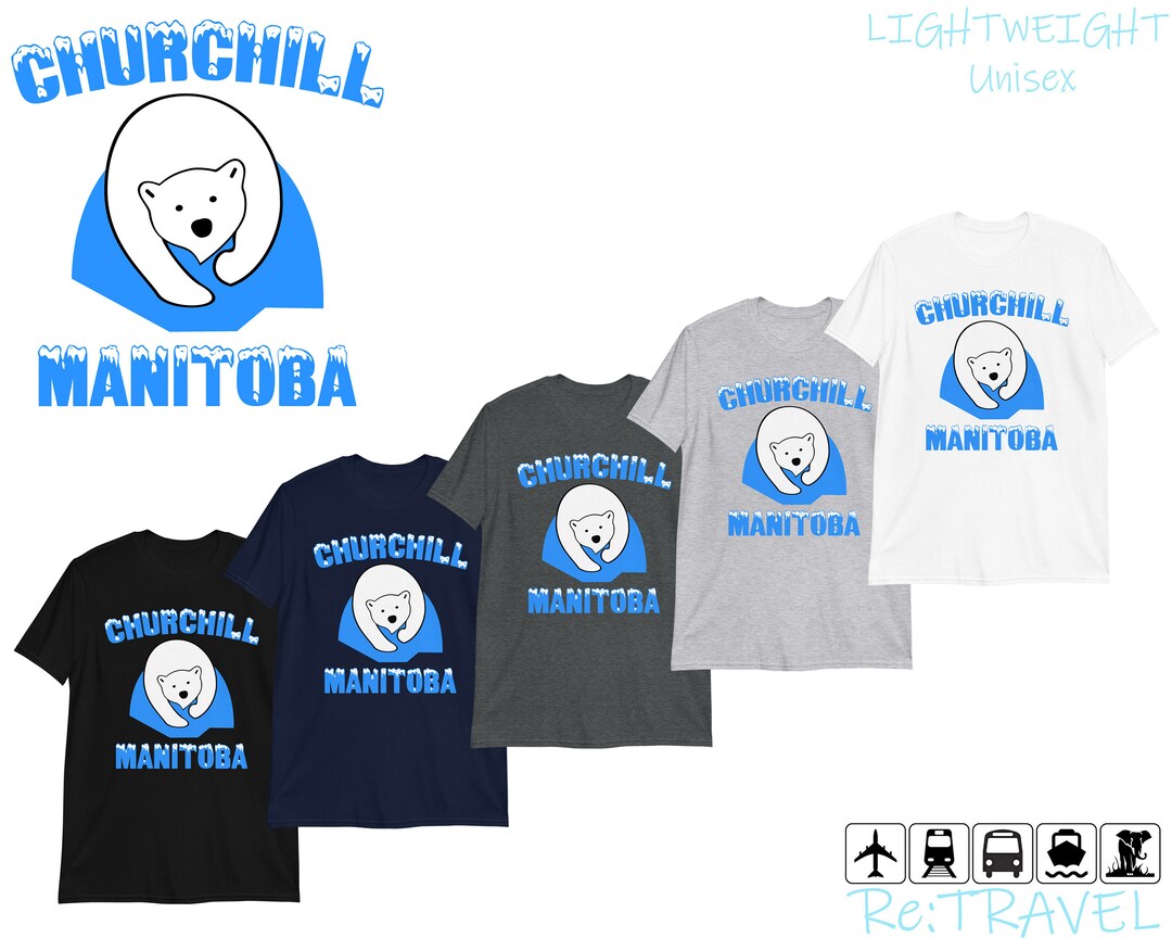 CHURCHILL MANITOBA Polar Bear Shirt, Polar Bear Gift, Manitoba Canada
