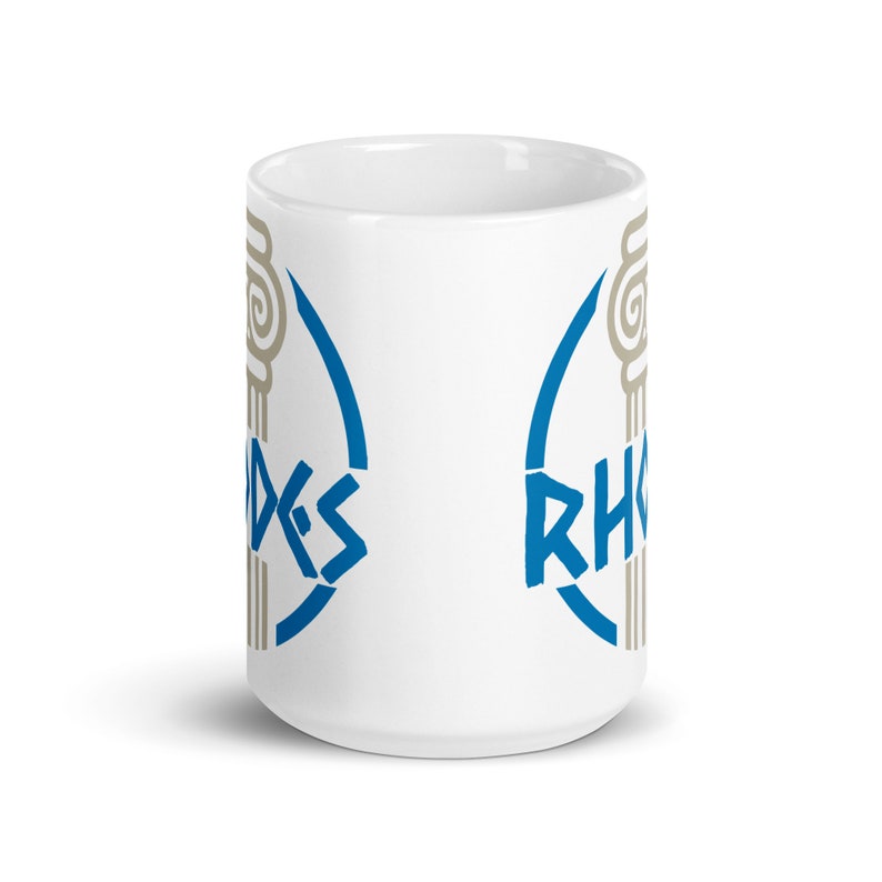 RHODES Vacation Mug, Rhodes Coffee Mug, Rhodes Greece Gift Travel Mug, Greek Islands Mug, Greek Mug, Greece Mug, Greek Gift Rhodes Mug