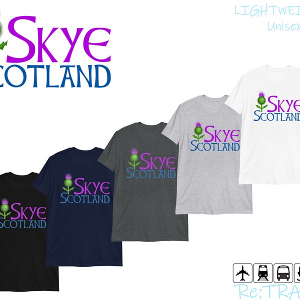ISLE OF SKYE Scotland Shirt, Isle Of Skye Shirt, Flower Of Scotland, Scottish Heritage, Skye Shirt, Genealogy Gift, Scottish Gift, Scotland