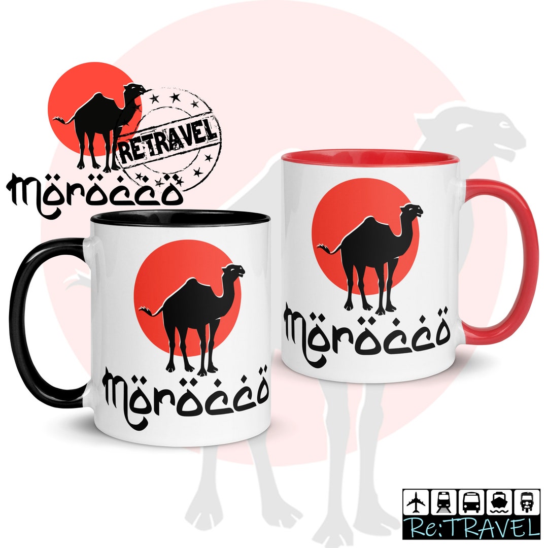 MOROCCO Sahara Desert Mug Maroc Coffee Mug Atlas Mountains Etsy