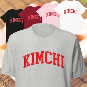 Camiseta de Corea KIMCHI, regalo para amantes de la comida, camiseta para amantes de la comida, camiseta de viaje de Corea, camiseta de recuerdo coreano para amantes de la comida, regalo para amantes de la comida, regalo para amantes del kimchi