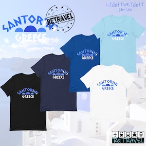 SANTORINI Greece Gift, Santorini Gift, Greek Islands Shirt, Greek Shirt, Greek Souvenir, Santorini TShirt, Santorini Souvenir, Greek Gift