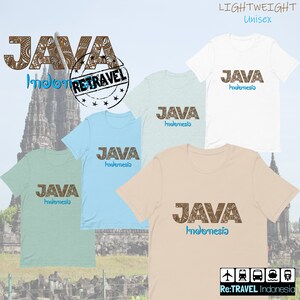 Indonesian Batik Shirt JAVA Indonesia Shirt Indonesia Gift, Java Gift Indonesia Souvenir Javanese Batik Shirt Jakarta Indonesia Travel Shirt