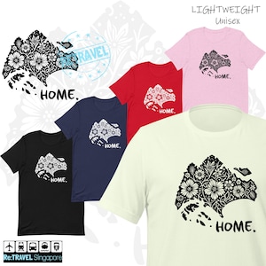 Chemise SINGAPOUR Chemise Singapour maison Tshirt expatrié Singapour Cadeau expatrié Cadeau Singapour Chemise ville natale Chemise ville natale Chemise voyage Singapour