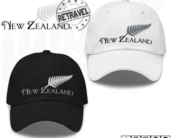 NEW ZEALAND Silver Fern Dad Hat NZ Gift Expat Gifts New Zealand Expat Gift Silver Fern Kiwi Gift Kiwiana Kiwi Hat Aotearoa New Zealand Hat