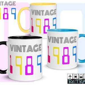 1989 Gifts 1989 Birthday Coffee Mug For Dad Born In 1989 Mug For Mom Birth Year Gifts 36th Birthday Gift Mug For Mum Vintage 1989 Gifts