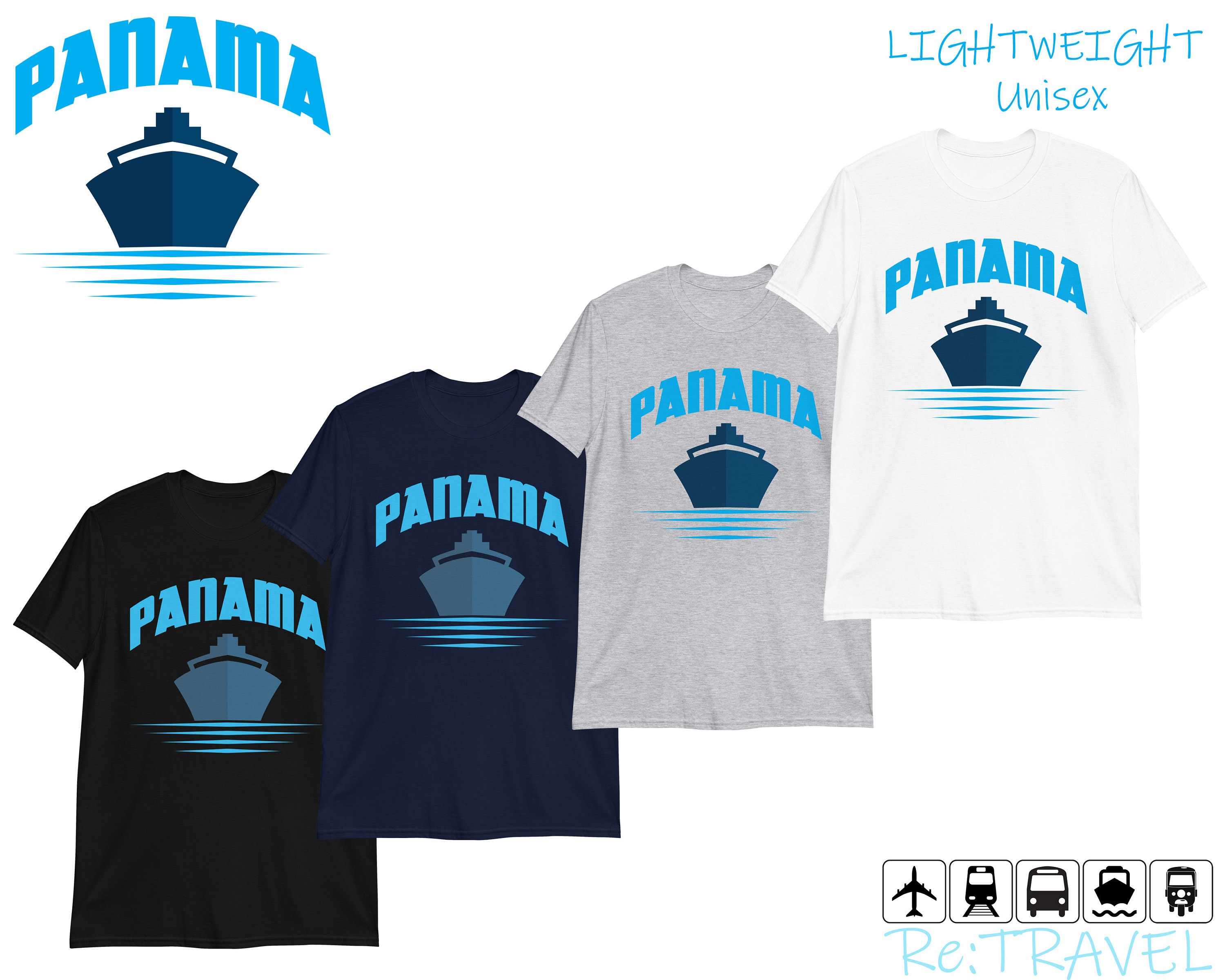 Camisa PANAMA Camisa de Aventura del Canal de Panam Camisa