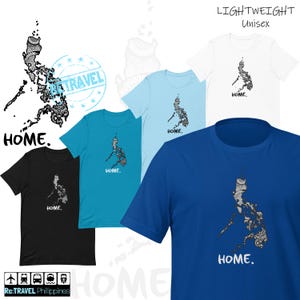 PHILIPPINES Shirt Filipino Home Shirt Expat TShirt Expat Gift Filipina Gift Hometown Shirt Home Town Shirt Philippines Travel Shirt