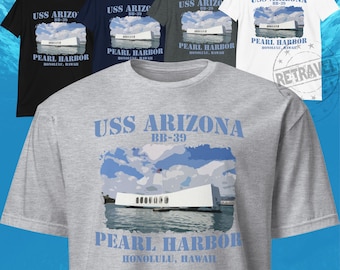 USS Arizona Pearl Harbor Shirt, Honolulu Hawaii Shirt, Hawaiian Shirt, Memorial Day Shirts, Hawaii Shirt, Hawaii T Shirt, Patriotic Shirt