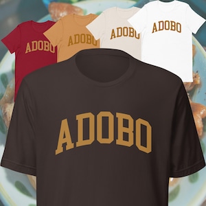 ADOBO Philippines T Shirt Food Lover Gift Foodie Shirt Philippines Travel Shirt Souvenir Foodie T Shirt Foodie Gift Adobo Lover Gift