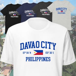 Philippines Shirt DAVAO CITY Philippines Travel Shirt Filipino Shirt Philippines Souvenir Cruise Shirt Filipina Shirt Philippines TShirt