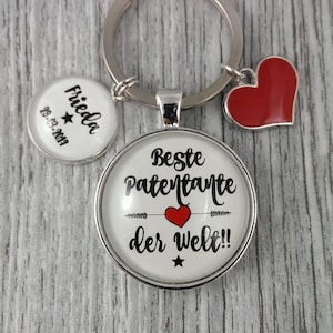 1 porte-clés &#39; Patentante &#39;