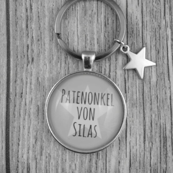 NVKFML Patenonkel Schlüsselanhänger – Edelstahl, Graviert „Bester Patenonkel Aller Zeiten“
