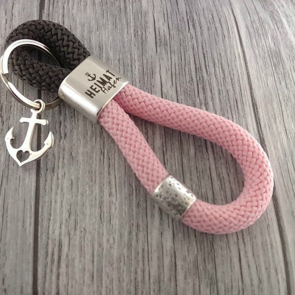 XXL key ring made of sailing rope