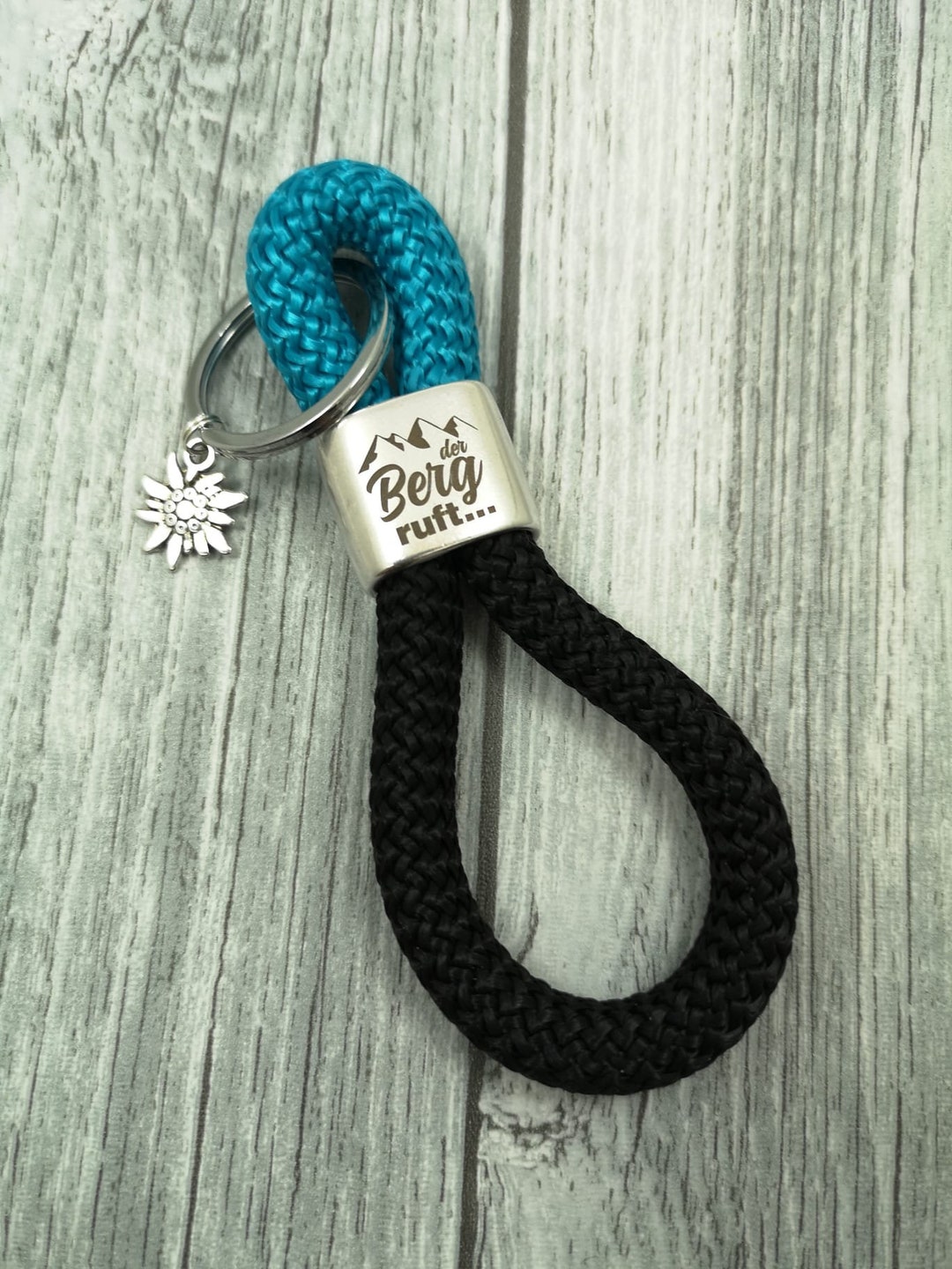 Keychain XXL Made of Sailing Rope 'the Mountain is - Etsy