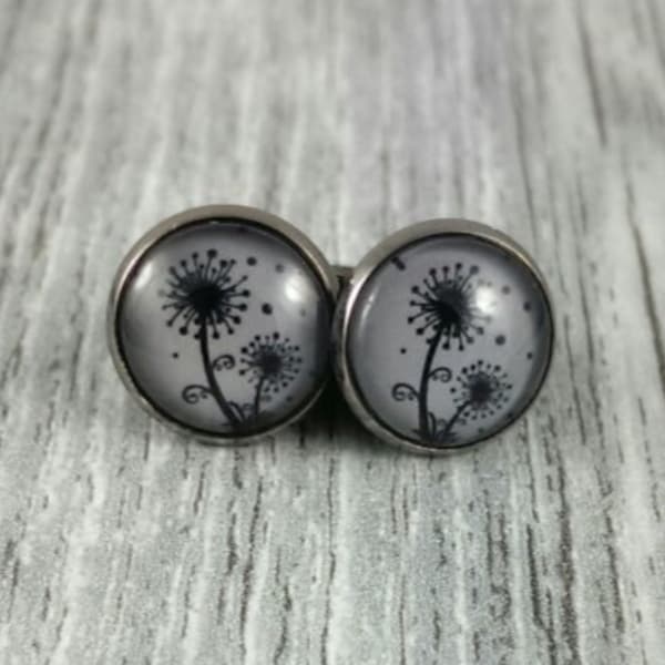 Studs Pusteblume grey 12 mm