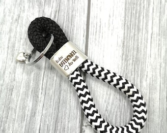 Keyring XXL made of sailing rope 'best godfather'